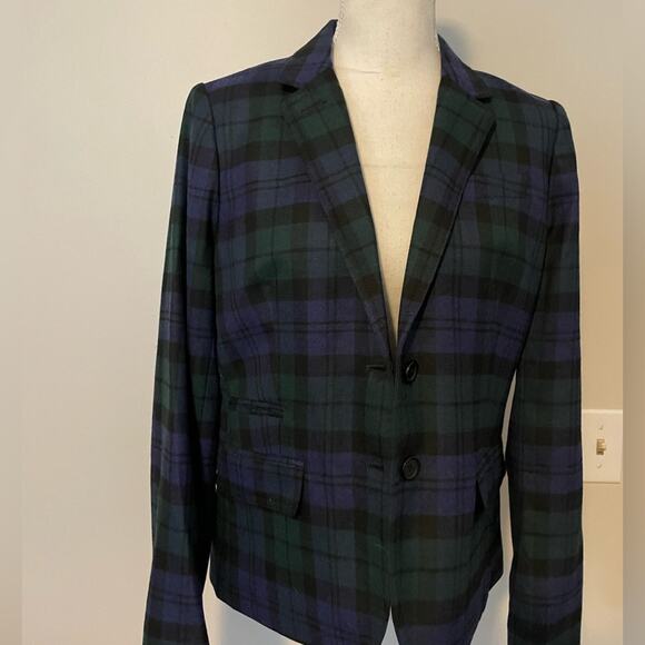J Crew Plaid Blazer - Picture 3 of 7